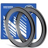 Neewer 58-67mm Step Up Ring Adapter (2 stuks) met reinigingsdoek
