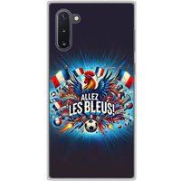 Allez les bleus Bedrukt siliconen hoesje compatibel met Samsung Galaxy Note 10