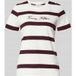 TOMMY HILFIGER Chemise rouge foncé / blanc