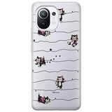 ERT GROUP mobiel telefoonhoesje voor Xiaomi 11 origineel en officieel erkend Disney patroon Cat Figaro 001
