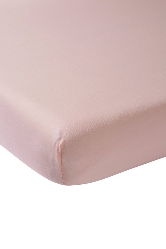 Meyco jersey hoeslaken oudroze 60 x 120 cm