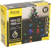 Feeric lights & Christmas Feeric lights Kerstverlichting - Gekleurd - 14 m - 192 LED Lampjes - Zwart Snoer - Batterij