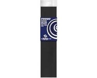 Haza Crepe papier platte vellen - 5x - zwart - 250 x 50 cm