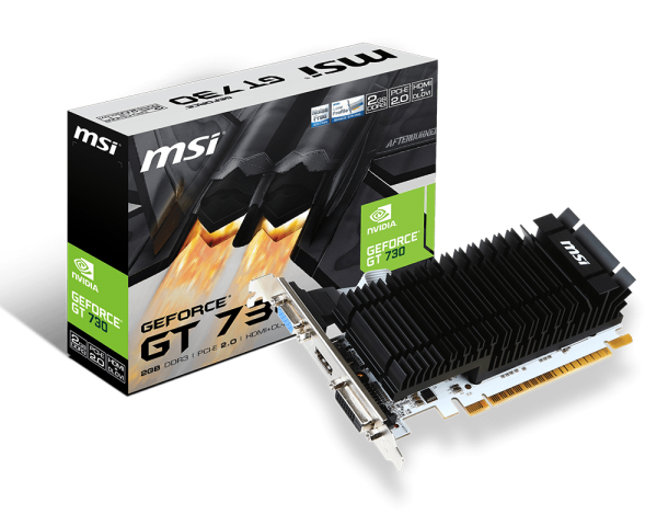 MSI GeForce GT 730 2GB - N730K-2GD3H/LP