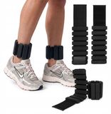 XTREXO SCULPT Enkel- en Polsverzwaringen 2x1kg Zwart