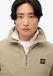 Superdry - Heren Sweater met Halve Rits en Contrasterende Stiksels - Katoen - Maat S - Washed Vintage Khaki