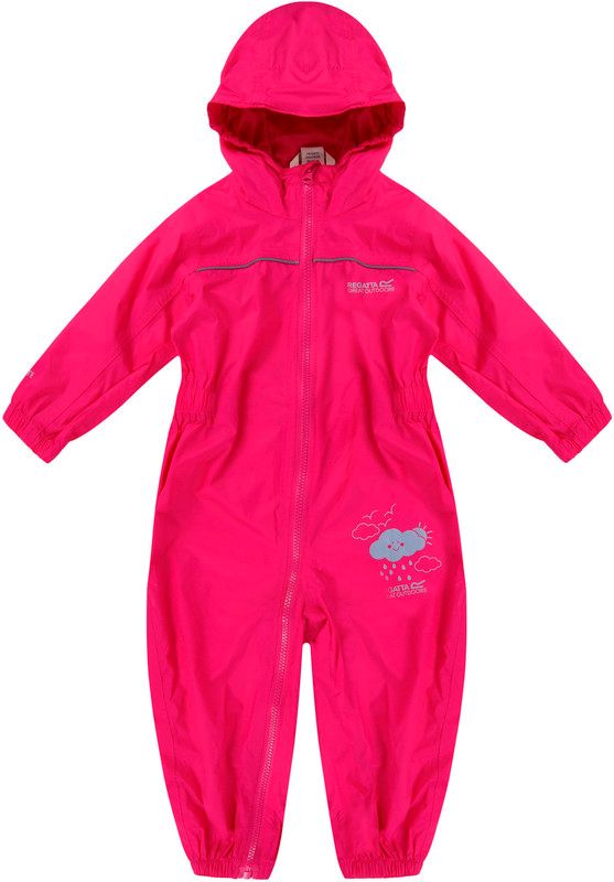 Regatta Puddle IV - Regenpak - Meisjes - 92 - roze