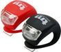 TM Electron LED Fietslamp Koplamp Zwart/Rood Batterij