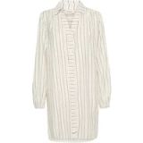 Fransa FRARIANA SH 3 Chemisier à manches longues pour femme Col en V Rayé Viscose/Polyamide XS