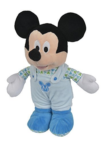 simba 6315874811 - Disney - Mickey muis, baby pluche, 28 cm, blauw