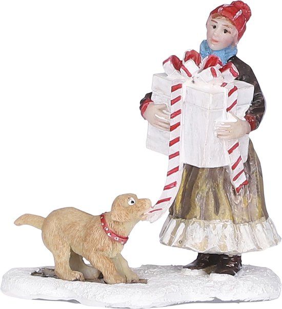 Luville - Big Christmas Present - Kersthuisje - PVC - 7 cm