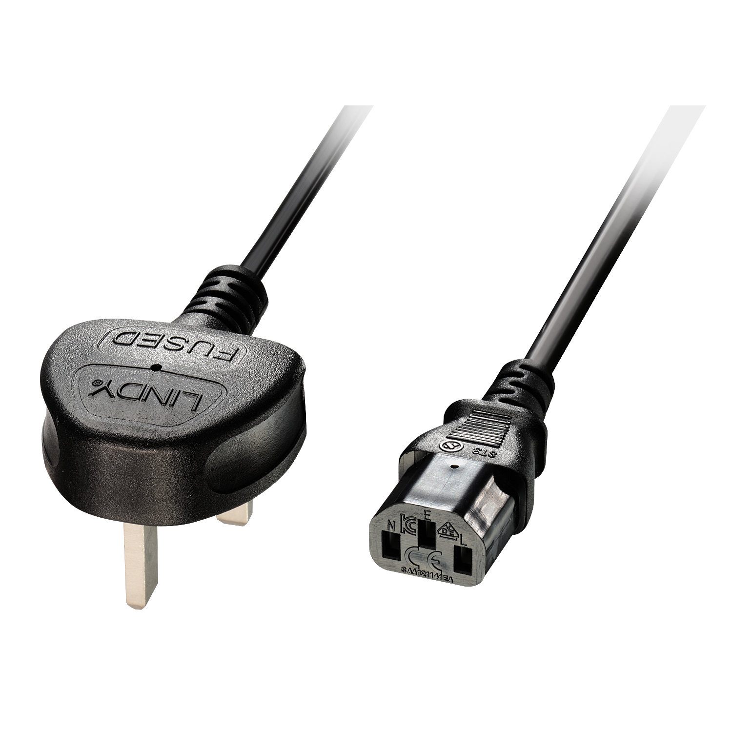 LINDY 30433 - USB 2.0 Kabel - 2m - Zwart