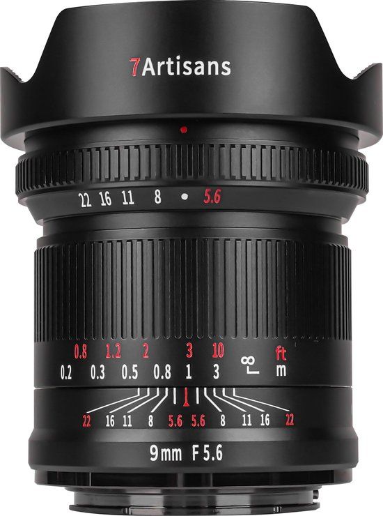 7Artisans FF 9mm F5.6 Sony E-mount - Black