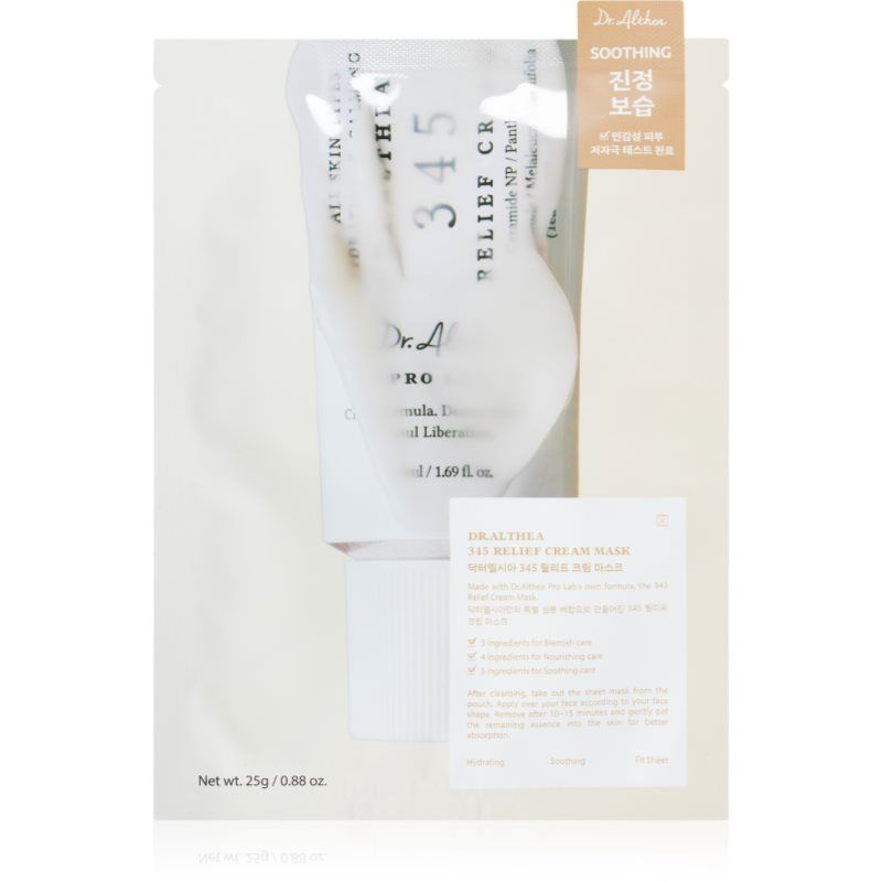 Dr. Althea 345 Relief Cream Sheet Mask 25g