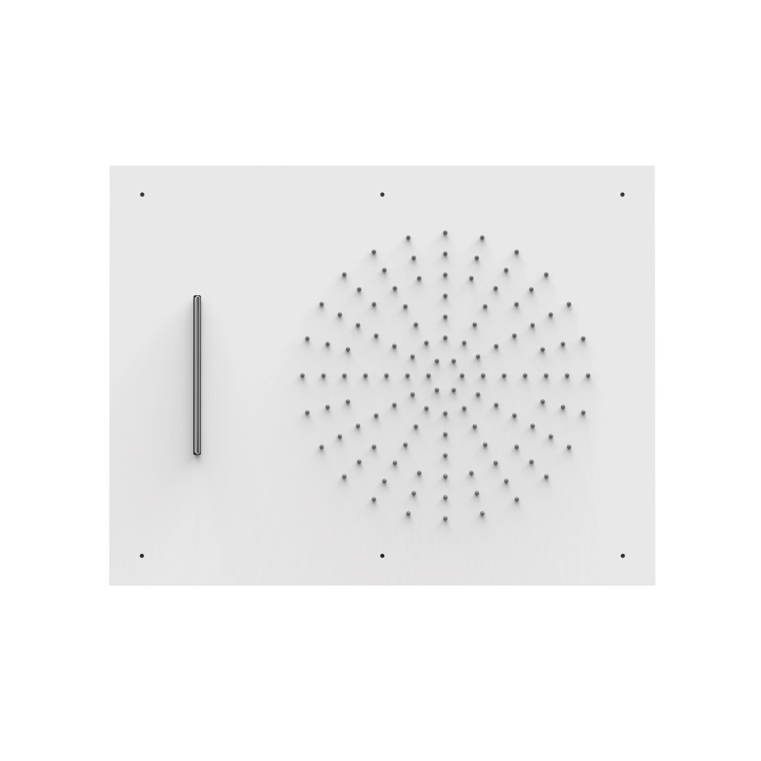 Tres Regendoucheset - Inbouw Elektrische Thermostaat met Bodyjets en Plafondinbouw Douchekop - Messing - 8719304149781