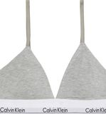 Calvin Klein Heather Grey Logo Balconette Bra M