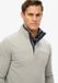 Superdry Cotton Classics Jersey Sweatshirt Met Halve Rits Heren Truien Grey Marl XXXL