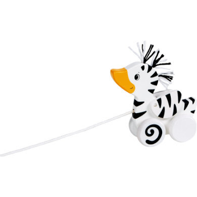 Goki Trekspeelgoed Zebra Eend