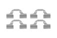 Bosch 1 987 474 435 accessoireset, schijfremvoering