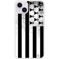 Apple iPhone 15 Drapeau bretagne Verstevigd hoesje met sublimatie bedrukking
