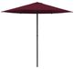 Syfax Tuinparasol Rechthoekig 2,3 x 2,3 m Polyester Bordeaux Rood
