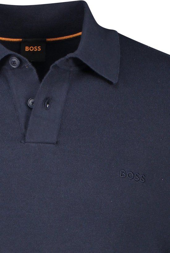 Hugo Boss poloshirt korte mouw donkerblauw maat M heren