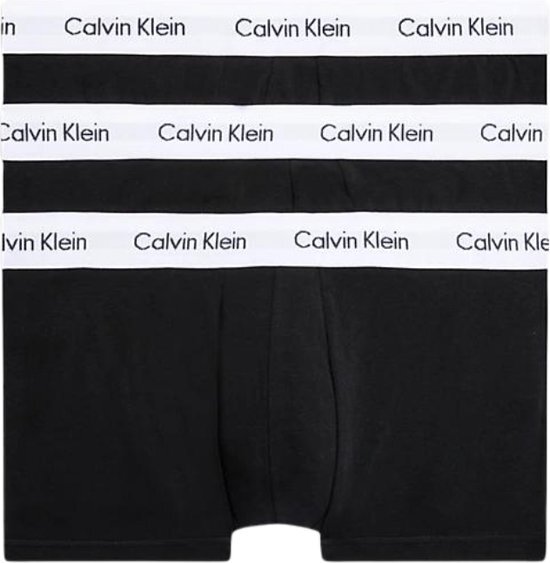 Calvin Klein Cotton Stretch Boxershort 3-pack - Zwart - M