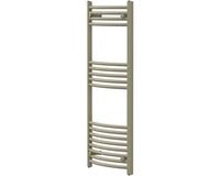 LuxeBath | Handdoekradiator Sahara, gebogen, met zijaansluiting, 500 x 1200 mm, staal, beige