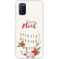 Oppo Beschermende siliconen case compatibel met Oppo A52, Oppo A72 lichtgevend rendier