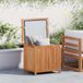 vidaXL - Opbergbox - 60x50x58 cm - massief teakhout