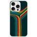 Apple iPhone 16 Retro lines Verstevigd hoesje met sublimatie bedrukking
