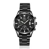 LGT JWLS Herenhorloge Zwart Metaal Quartz