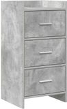 vidaXL Dressoir Betongrijs 40 x 36 x 80 cm Bewerkt hout