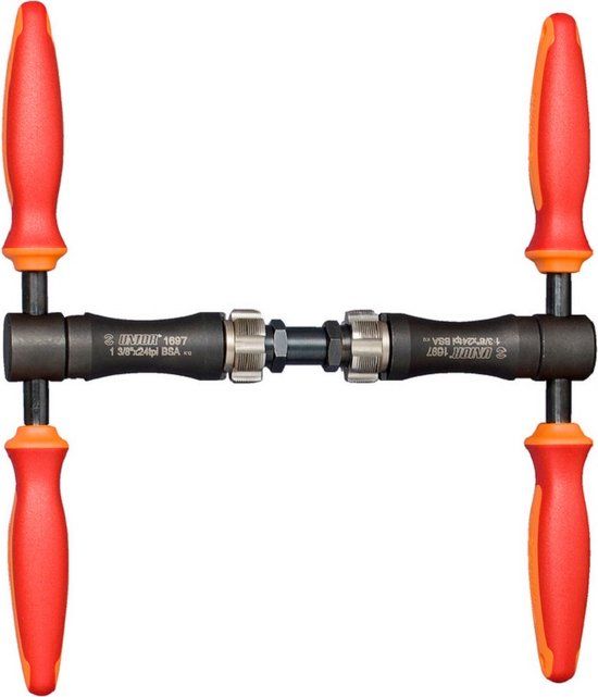 UNIOR - BOTTOM BRACKET SET - RED - 6 PCS