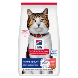 Hill's Hill's Mature Adult 7+ met zalm kattenvoer 3 x 1,5 kg