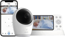 eufy Baby E21 Babyfoon - 4K Camera - Hybride Wi-Fi - App- en Monitorbediening - Ultrahelder Nachtzicht - Pan-Tilt - 8× Zoom - Draagbare Camera - Wit