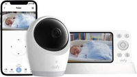 eufy Baby E21 Babyfoon - 4K Camera - Hybride Wi-Fi - App- en Monitorbediening - Ultrahelder Nachtzicht - Pan-Tilt - 8× Zoom - Draagbare Camera - Wit