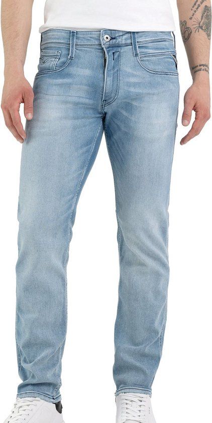 Replay Anbass Jeans Men - M914y000261c42 - Mid Blue - W28/L32