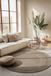 Hanse Home Okrągły dwustronny dywan z juty ø 100 cm Braided Grey