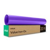 Cricut Opstrijkbaar | Paars | 6m (20ft) | Warmteoverdracht Vinyl Roll | voor gebruik met alle Cricut snijmachines