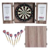 Hathaway Winchester Dartbord en kabinet Set, Drijfhout, 9,5 cm L B x 50,2 cm H, Hout