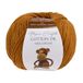 Utopia Crafts Amigurumi Katoenen DK-garen om te haken en te breien, 50% katoen, 50% gemengd acryl, 50 g (1, lichtbruin)