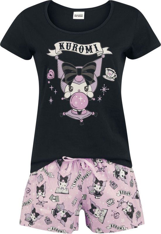 Hello Kitty Hello Kitty and Friends - Kuromi - Crystal Ball Pyjama meerkleurig Katoen -