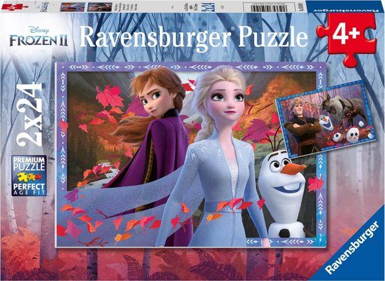 Ravensburger Disney Frozen 2 Puzzel - 2 x 24 stukjes - Kinderpuzzel