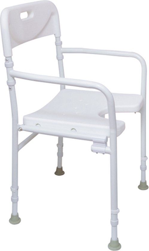 Identités Tobago Douchestoel Opklapbaar - Wit