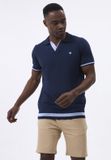 Felix Hardy Tricot Polo Shirt Korte Mouwen Heren Navy - M