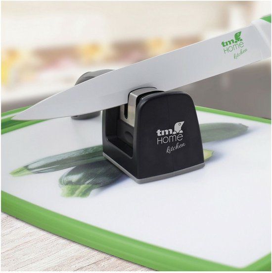 Knife Sharpener TM Home Ergonomic Handle Ceramic Carbide