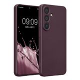 kwmobile metallic telefoonhoesje van TPU - geschikt voor Samsung Galaxy S25 - Flexible case voor smartphone - In metallic braam