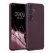 kwmobile metallic telefoonhoesje van TPU - geschikt voor Samsung Galaxy S25 - Flexible case voor smartphone - In metallic braam