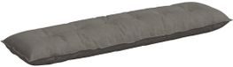 vidaXL - Coussin de dossier - Gris clair - 180 x 50 cm - Tissu velours côtelé